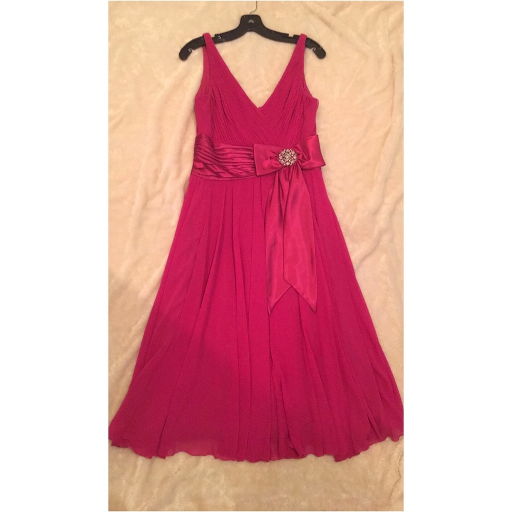 Elegant Fuchsia Pink Dress